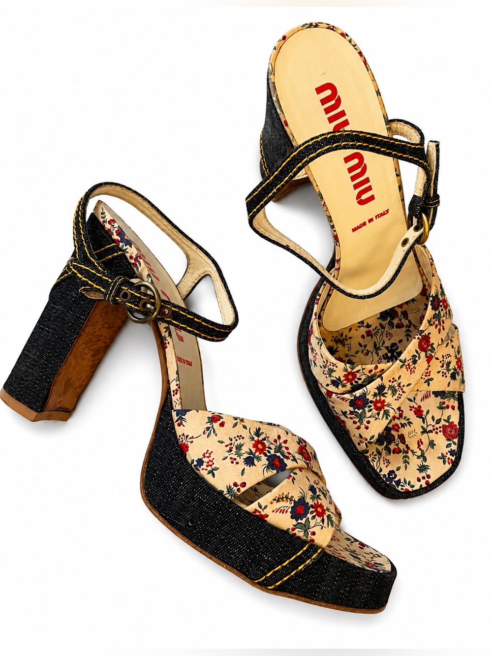 Miu Miu Flower Heels